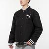 Puma Sports Casual Warm Baseball Cotton Jacket Men Jacket Black 532415-01