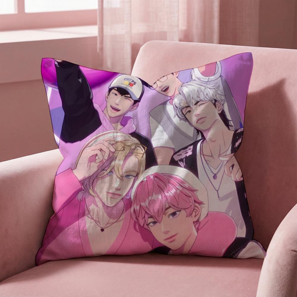

Kpop P-PLAVE Cushion Cover Multi-Scene Pillow Cover for Home & Car - Reversible, Soft & Durable for Daily Use 30cmx30cm