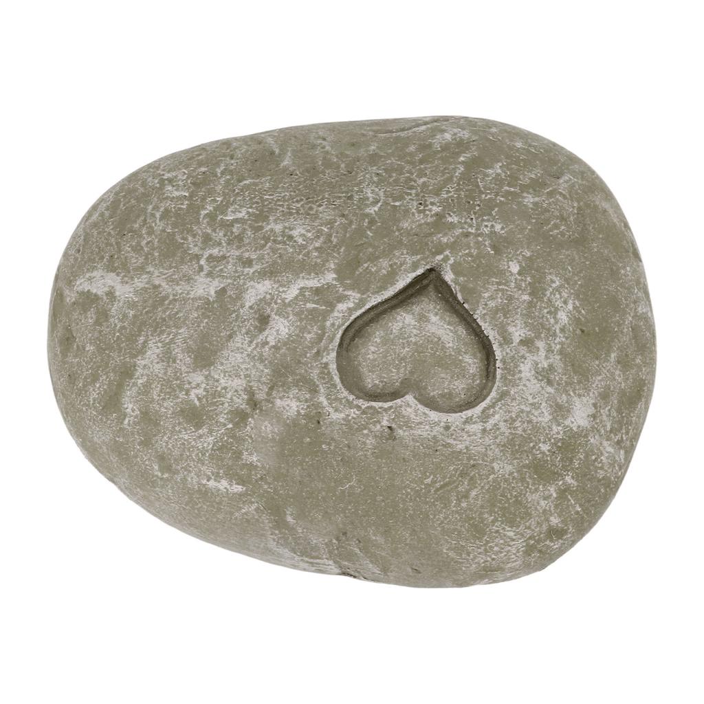 Pet Memorial Garden Stone DIY Lettering Simulation Pebbles Pet Grave Marker for Dogs Cats Love Stone Moss Color