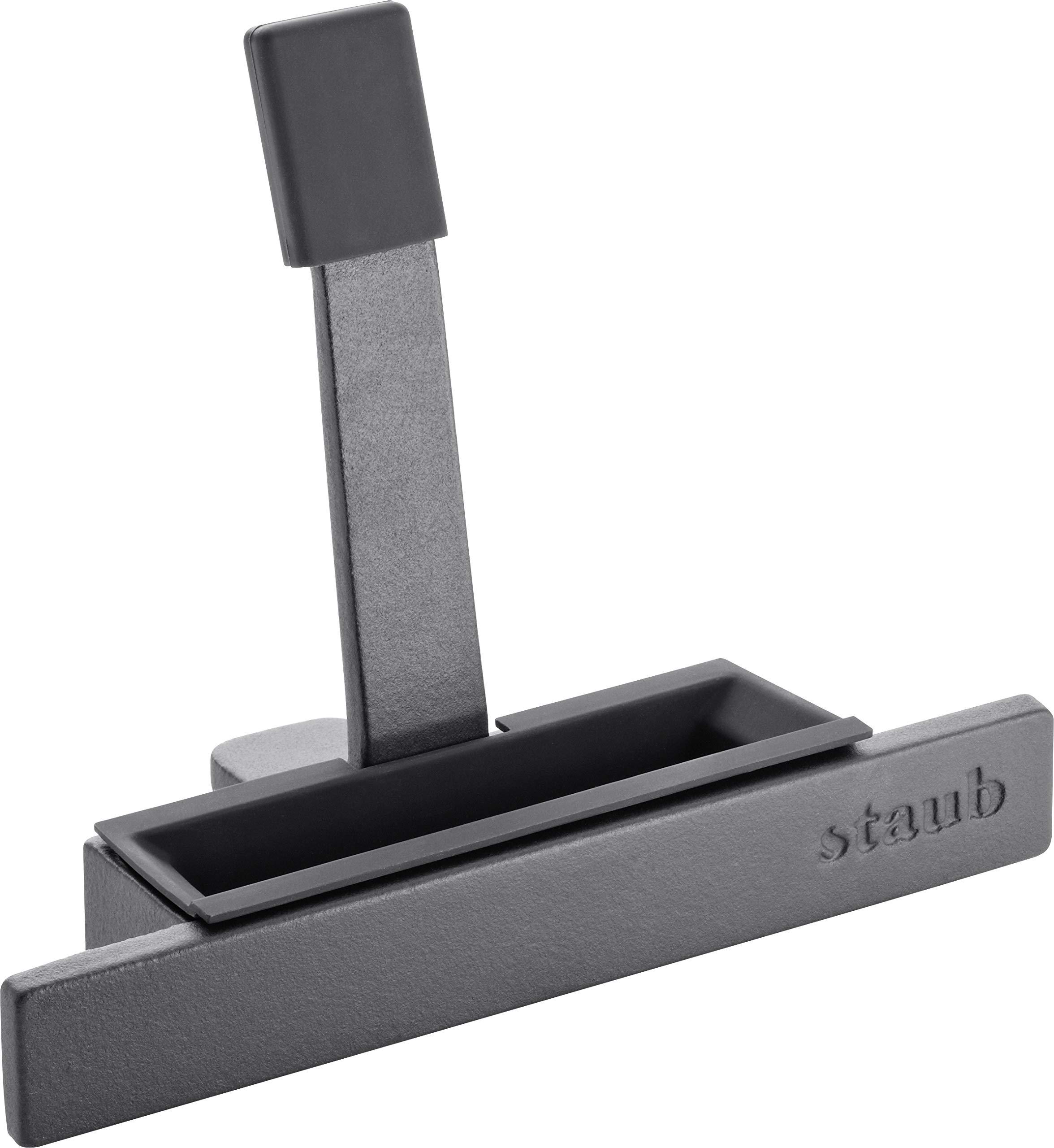 

Staub Lid Rest Japanese Stands Black Lid Holder [Official Retailer] 40511-364 W23×H12×D11cm чёрный