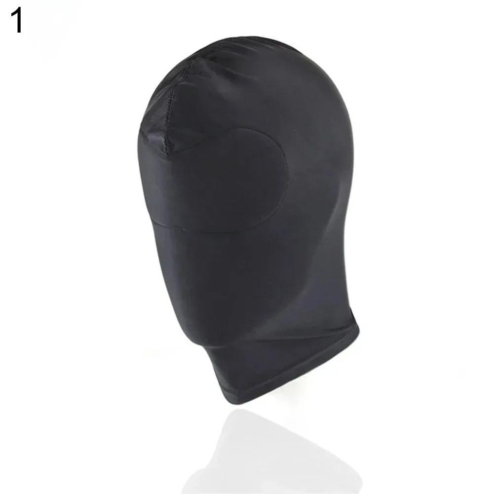 Neuankömmling 1/2/3 Loch Herren Damen Erwachsene Spandex Sturmhaube Offener Mund Gesicht Auge Kopf Maske Kostüm Sklavenspiel Rollenspiel