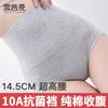 XueQianMan Damen Baumwoll-Antibakterielle Slips mit Ultra-Hohem Bund