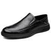 Fashion Summer Autumn New Designer Loafers Man Fashion Casual Solid Color Driving Shoes Male Soft Sole Business Leather Shoes Man