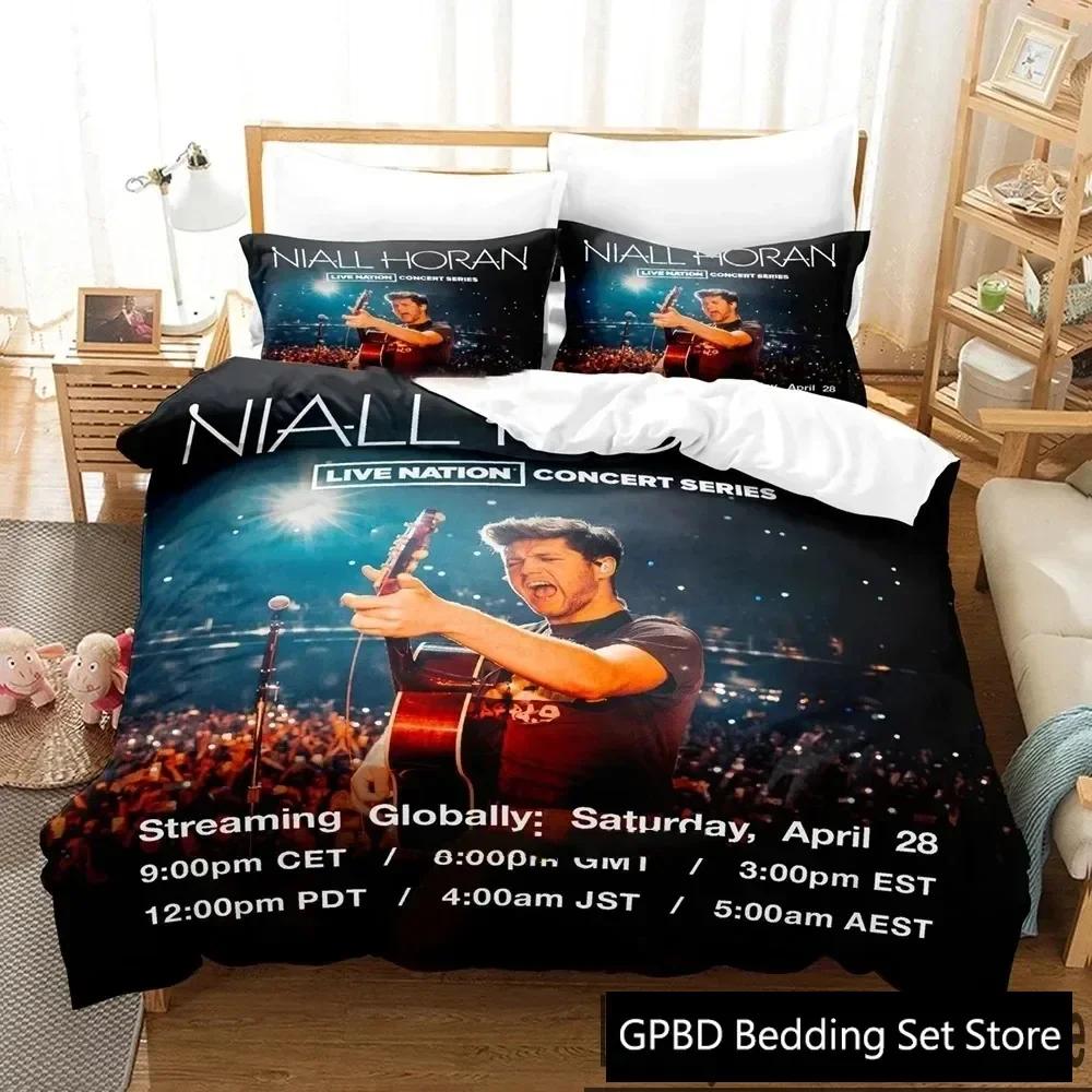 3D Print Niall Horan Bedding Set Double Twin King Duvet Cover Comforter Pillowcase Boys Girls Adults Bedroom