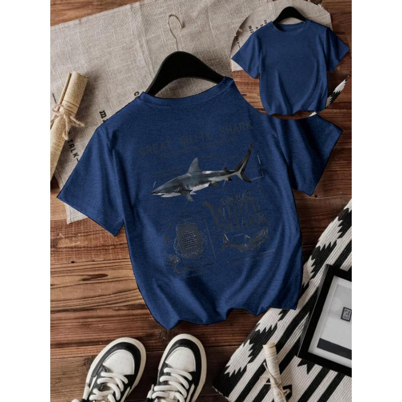 Women's Shark New Short-sleeved Fashion T-shirt