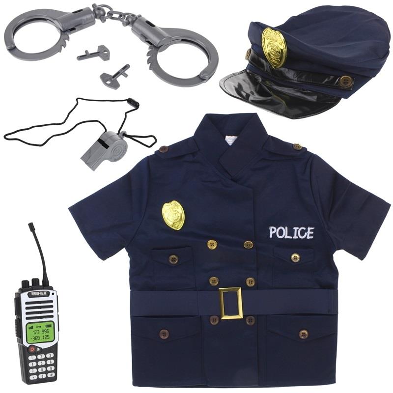 Outfit Policeman Costume Policeman Set Handcuffs Hat