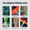 100/200g Self-locking plastic nylon tie white Zip wraps strap nylon cable tie set fastening ring Loop Wire Wrap For Home