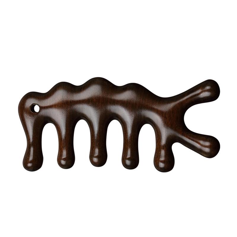 

Sandalwood Massage Comb 1Pcs, Head Meridian Scalp Shoulder Neck Comb Anti-Static 1