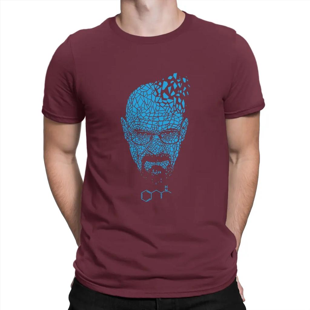 Main Character T-Shirt for B-Breaking Bad Funny 100% Cotton Tees Round Neck Short Sleeve T Shirts Unique Clothes Unisex