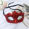 Women's Masquerade Half Face Eye with Gemstones for Party Costume Accessories