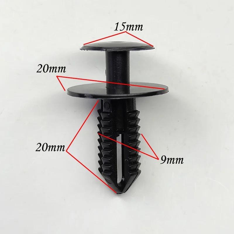 Mercedes-Benz Fender Liner Trim Panel Rivet Clips