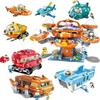 Enlighten Octonauts Interlocking Blocks: Tiger Shark, Sailfish Submarine, Octopus Fort, Water Bear, Horseshoe Crab