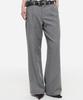 DNSR (W) Wool Double Loop Wide Flare Slacks Grey
