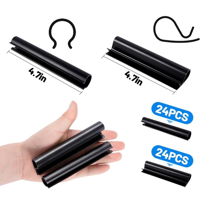 20 Pack Winter Pool Cover Clamps Interconnected Male Female Clamps Secure Suitable Steel Wall Over Ground Pools