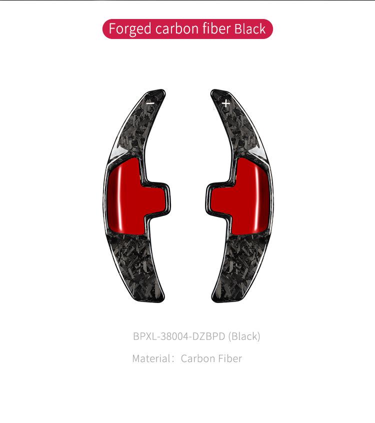 Karbonové pádla řazení T-Carbon pro úpravu volantu Mercedes-Benz třídy C C200 a třídy E.