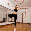 8pcs Rhythmic Dance Ribbons Gymnastics Party Streamers Gymnastics Ribbon Dancer Wand Dancing Ribbon Streamers Fits Artistic Dancing Gymnastics Circus