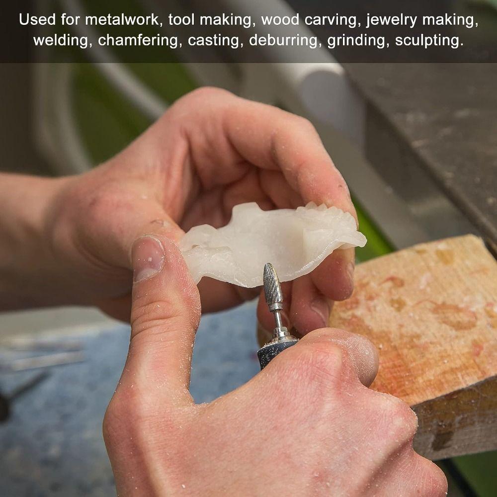 1/8" Shank Rotary Files Tungsten Carbide  Wide Application   for Die Grinder Drill Bit