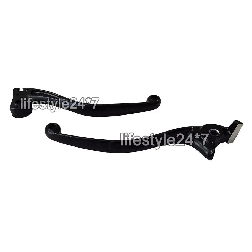 FIT FOR Royal Enfield Hunter 350 Clutch and Brake Lever Pair, Black