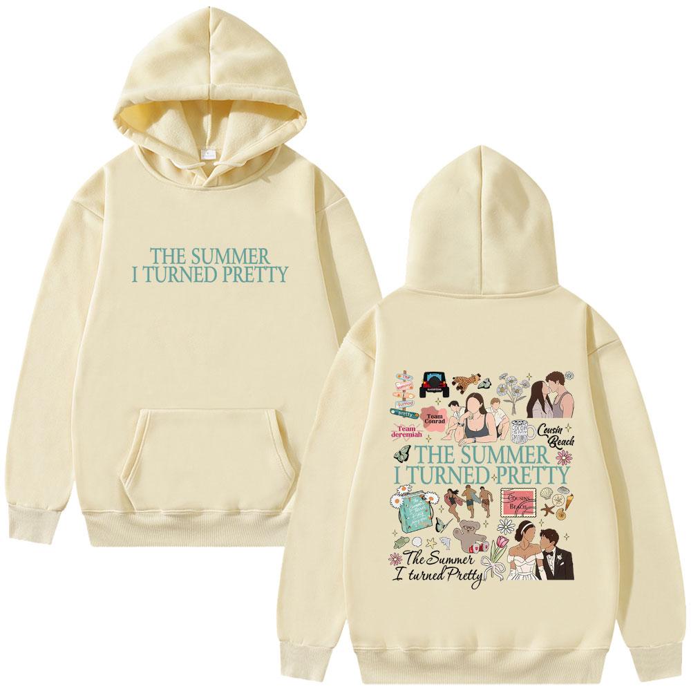 TV Play The Summer I Turned Pretty Double Sided Print Hoodie Men Women Casual Vintage Hooded Sweatshirt Men's Oversized Hoodies
