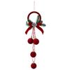 Christmas Flocked Bell Christmas Tree Ornamental Pendant
