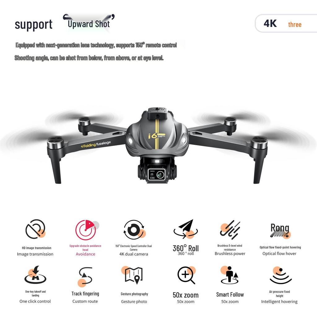 RG608PRO 8K HD Mini Folding Drone