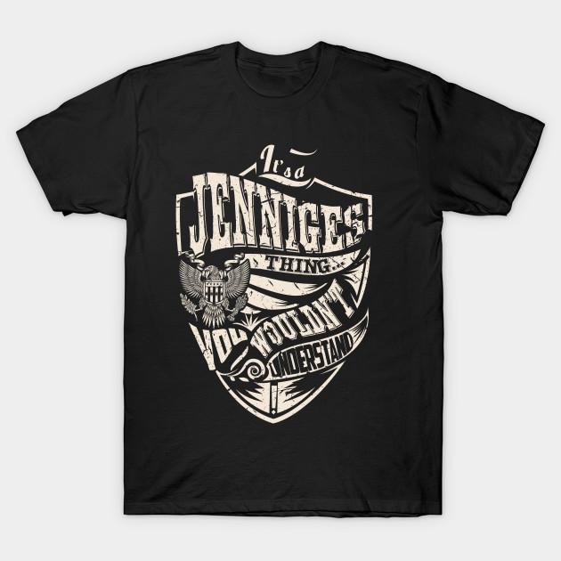 

Unisex Fashion TShirt Its A Jenniges Thing Print TShirt Plus Size S-5XL T-Shirt 100%Cotton Tops O Neck Short Sleeve Tees 4XL чорний