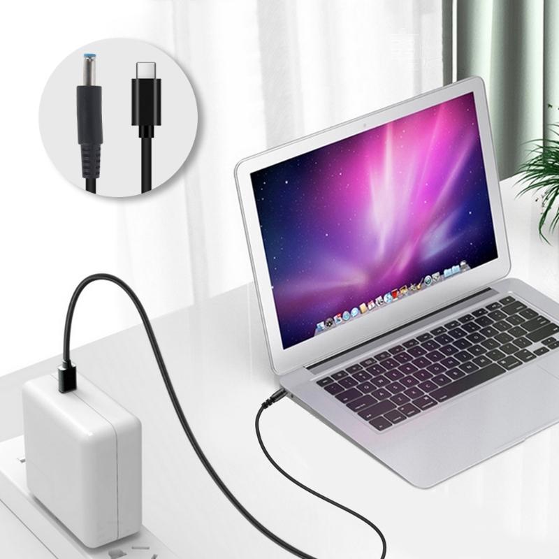 Computer Accessories 1.5M Type-C PD Charging Wire 4.5x3.0mm for DC Plug Converter for HP-Laptop