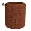 3D Embossed Plastic Plant Container Printed Planter, Small Good Vibes Only Flower Pot, Lightweight Planters for Home Cute Cactus Desktop Office Decor
