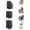 Antifouling Stacked Chair Dust Cover Waterproof Furniture Protector Chair Rain Cover  Patio