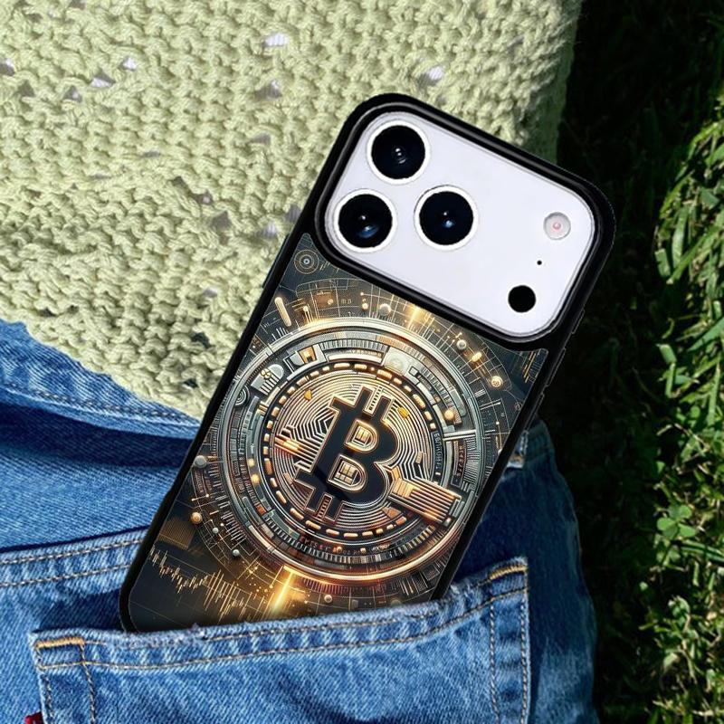 Bitcoin BTC Phone Case Cover for IPhone 11 12 13 14 15 16e 17 Pro Max Coque for IPhone 17 Air