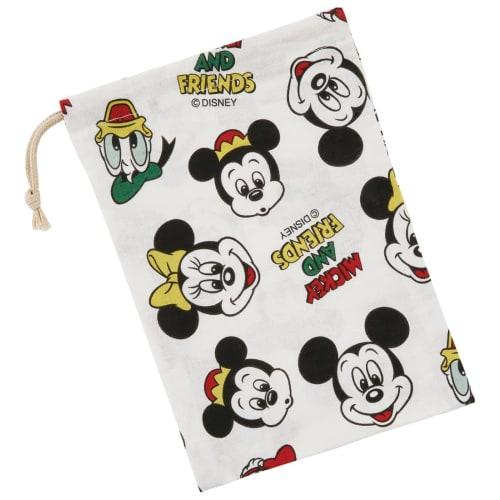 Skater Kids' Cup Bag, 21 x 15cm, Disney Mickey Mouse & Friends Cooking, Made in Japan, KB62-A