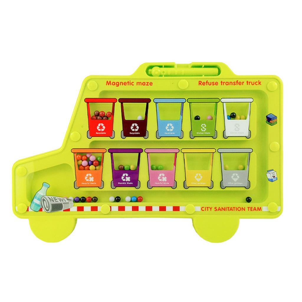 Magnetic Number Maze Toy For Children, With Magnetic Pen And Magnet, Educational And Logical Thinking Game