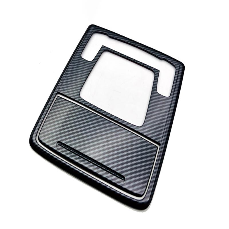 LHD For Honda Passport 2026+ ABS Black Car Front Reading Light Frame Cover Trim Interior Accessories ABS Carbon Fiber