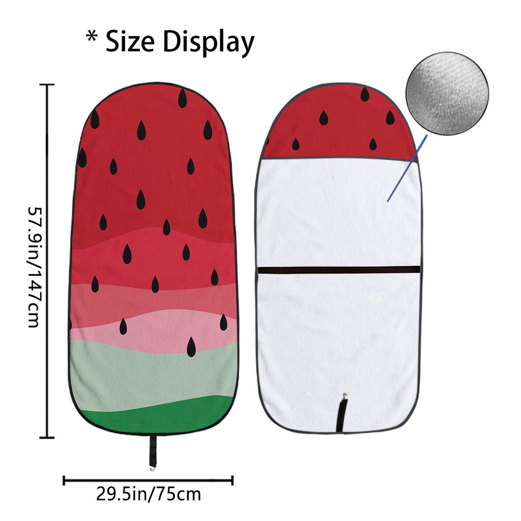 Universal Car Seat Towel Cover: Front Seat Protector for Gym, Workout, All Seasons