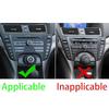 For Acura TL 2009-2014 LHD Center Console CD Panel Trim Sticker Black Carbon Fiber Cover Interior Accessories Upgrade Decor