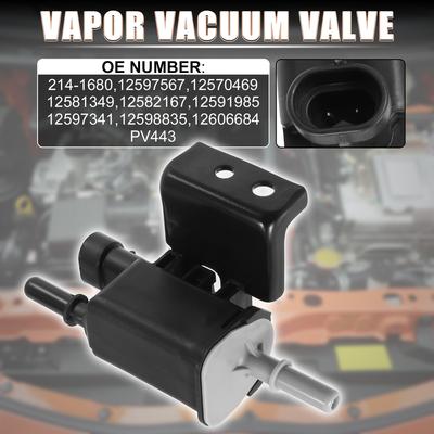 X Autohaux Verdampferbehälter Vakuum Magnetventil Entlüftungsventil für Chevy Silverado für GMC Sierra Yukon XL 1500 2500 für Cadillac