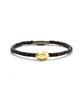 Saai Sweet Brick-8 Women'S Leather Bracelet (Yellow Gold)