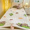 Plush Milk Velvet Mattress Pad - Thick Quilted Cushion for Dorms, Tatami, or Single Beds