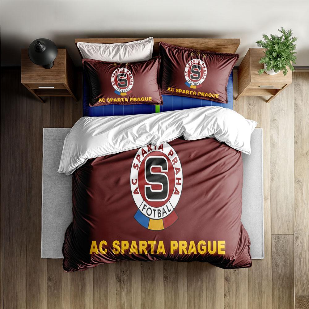 Sparta Prague Duvet Cover Set King Queen Double Full Twin Single Size Bed Linen Set