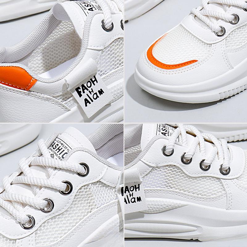 Bílé boty Dámské Nové Letní Studenti Univerzální Ležérní Ins Módní Boty Silná Podrážka Módní Tenisky