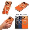 Business Leather Rotating Holder Electroplated Case For iPhone 17 ProMax 16 15 14 13 Pro Stronger Magnetic Shock Proof Cover