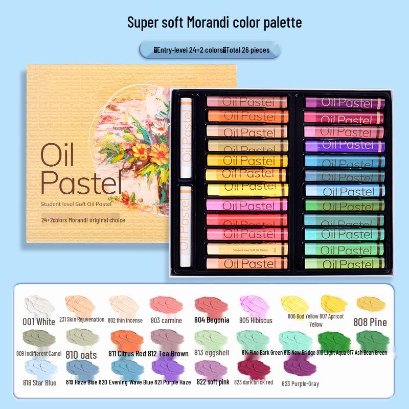 Xin San Cai Super Soft Heavy Color Oil Pastels Set: 24/36 Colors for Students' Art & DIY Projects