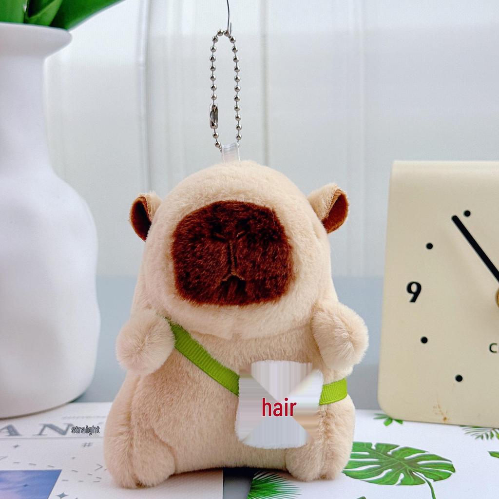 Pingente Capivara Chaveiro de Pelúcia - Presente de Aniversário Boneca de Pano