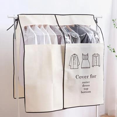 Clothes Hanging Dust Cover Dress Suit Coat Storage Bag Case Organizer Wardrobe Dress Clothing Hanging Dust Cover Organizer Cover
