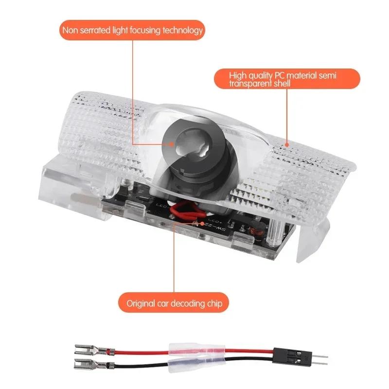 2 Stück LED Willkommensleuchten Auto Tür Emblem Projektor Lampen Für Lexus LS LC RZ IS350 ES300 GS350 CT200h GX460 LX570 RX500h NX300 LM