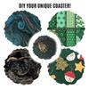 20 Pcs Silicone Agate Coaster Resin Casting Making Mold,Coaster Epoxy Molds Craft DIY, Home Decoration