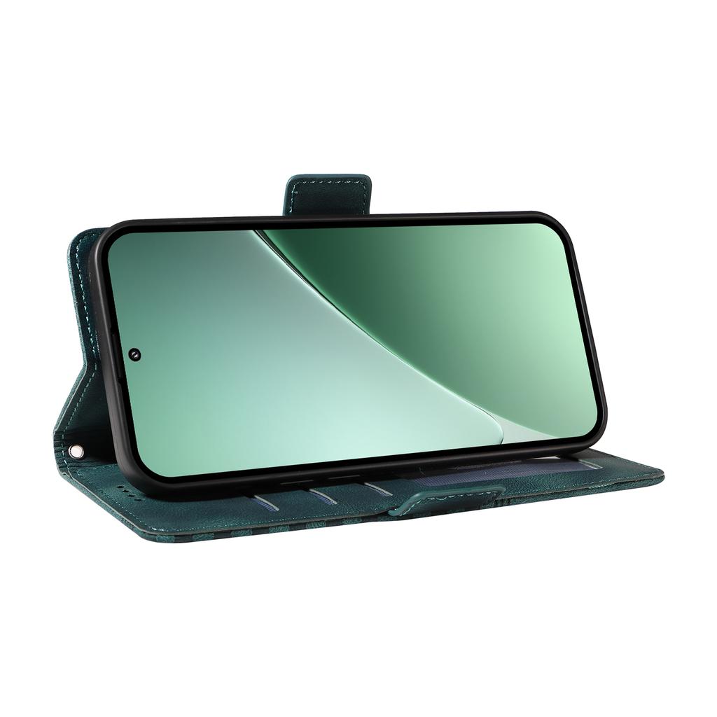 For Xiaomi 15 Pro Case PU Leather Phone Cover Rhombus Starry Imprinted