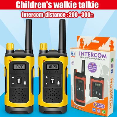 2 Stück Walkie-Talkie Fernbedienung Dual-Use Radio Elektronisch Tragbar Kinderspielzeug Mädchen Jungen Camping Wandern Geburtstags-Weihnachtsgeschenke [mit LED-Beleuchtung]