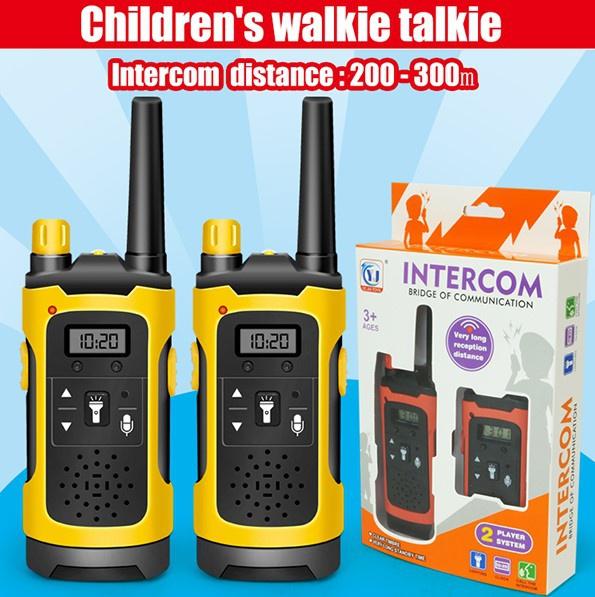 2PCS Walkie-talkie Remote Dual-use Radio Electronic Portable Children's Toys Girls Boys Camping Hiking Birthday Christmas Gifts [with LED Lighting]