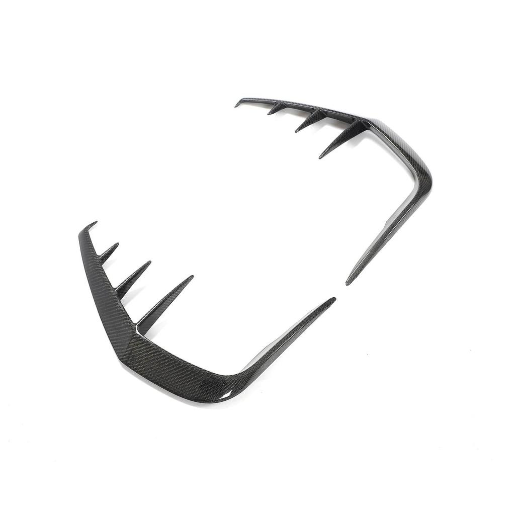 Накладки на задний бампер (для Q60 2016-2022, Карбон) для Infiniti Q50/Q60